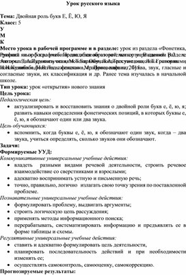 Обложка для материала Двойная роль букв Е,Ё,Ю, Я