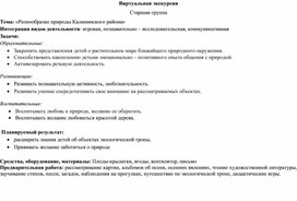 Виртуальная экскурсия "Разнообразие природы Калинского района"