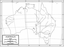 Дополнительный материал - карта к уроку Австралия