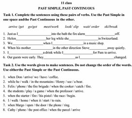 Обложка для материала Подготовка к ЕГЭ. PAST SIMPLE, PAST CONTINUOUS
