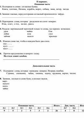 Обложка для материала Тесты по русскому языку 1 кл_10