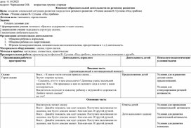 Обложка для материала Конспект образовательной деятельности по речевому развитию в старшей группе Чтение сказки В. Сутеева  «Под грибом»