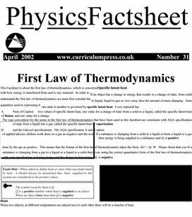 Обложка для материала The first law of thermodynamics Statement game