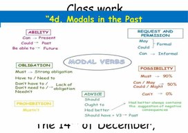 Modals in the past 11 grade