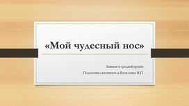 Конспект занятия в средней группе по познавательно-речевому развитию