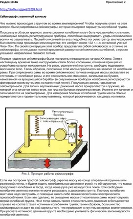 Обложка для материала Сейсмограф
