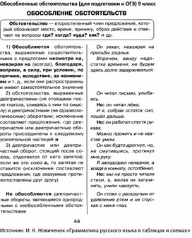 Обложка для материала Знаки препинания при обособленных обстоятельствах