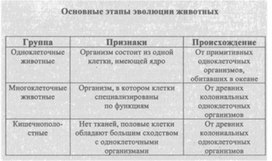 Материал к урокам  биологии