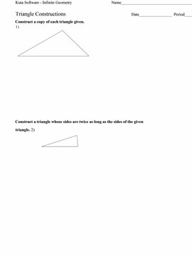 13-Triangle Constructions