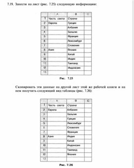 Материал по информатике