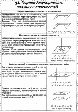 Обложка для материала Геометрия в таблицах 10-11кл