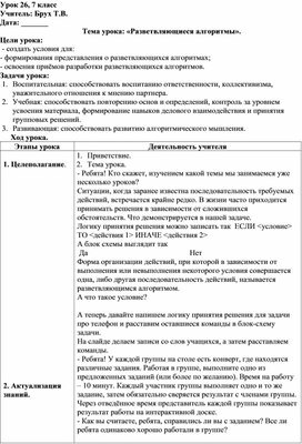 Обложка для материала Разветвляющийся алгоритм