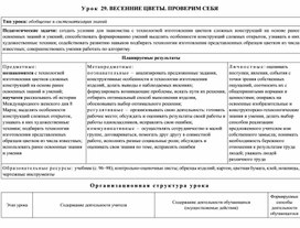 Обложка для материала Урок 29. ВЕСЕННИЕ ЦВЕТЫ. ПРОВЕРИМ СЕБЯ