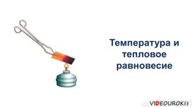 Физика 10 класс "Температура и тепловое равновесие"