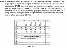 Обложка для материала материал по информатике по  Excel