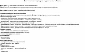 Обложка для материала русский язык 3 класс