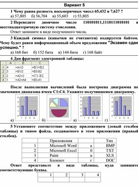 Контрольная работа