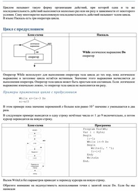 Обложка для материала Циклы