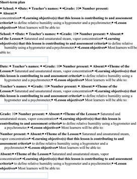Обложка для материала Physics 10 Grade Saturated and Unsaturated steam Lesson plan