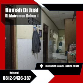 Обложка для материала HARGA MIRING!! CALL 0812-9436-287, Jual Rumah Jalan Matraman Dalam 1