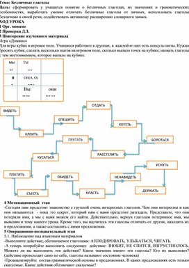 Безличные глаголы