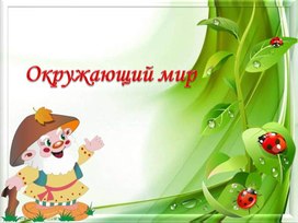 Обложка для материала Презентация 1 класс