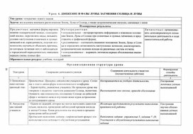 Обложка для материала урок по астрономии в 11 кл движение и фазы луны