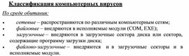 Обложка для материала Классификация компьютерных вирусов