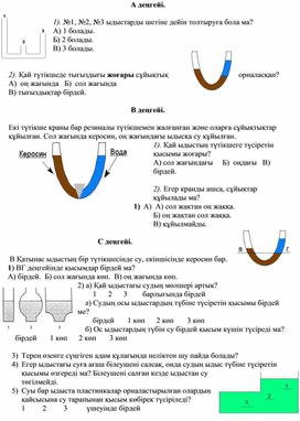 Обложка для материала қатынас ыдыстар тапсырмалар