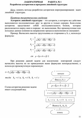 План лабораторной работы