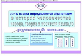 Уроки русского языка для 8 класса по технологии "БиС"