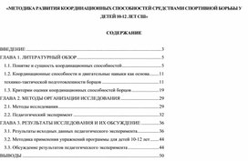 Обложка для материала «МЕТОДИКА РАЗВИТИЯ КООРДИНАЦИОННЫХ СПОСОБНОСТЕЙ СРЕДСТВАМИ СПОРТИВНОЙ БОРЬБЫ У ДЕТЕЙ 10-12 ЛЕТ СШ»