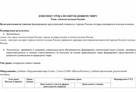 Обложка для материала золотое кольцо россии