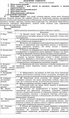 Контрольная работа по теме Облік фінансування грошових коштів, доходів і видатків загального фонду