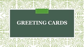 Обложка для материала Types of greeting cards