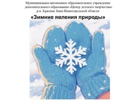 Обложка для материала Зимние явления природы