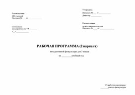 Обложка для материала Рабочая программа по адаптивной физической культуре