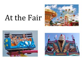 Презентация " At the fair"
