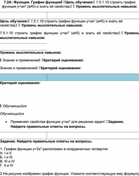 Обложка для материала Математика_7_Функции.Графики функций_функция ах^2_приложение 3_ФО_базовый