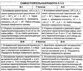 Обложка для материала Геометрия в таблицах. 10-11кл_контрольная работа