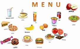 Обложка для материала Menu для урока по теме Food