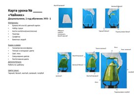 Разработка технологической карты по изобразительной деятельности для детей младшего школьного возраста "Чайник"