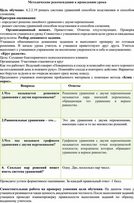 Обложка для материала 15.Методические рекомендации к проведению урока. Вариант 2