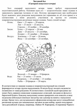 Звездный бал презентация