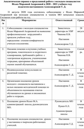 Обложка для материала Наставник - молодой специалист