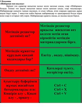 Обложка для материала 2Мәтінді пішімдеу_1Сабақ _1Нұсқа_Әдістемелік құрал