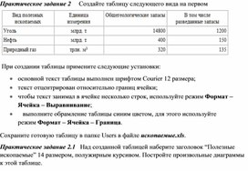 Обложка для материала Табличный процессор Microsoft Excel