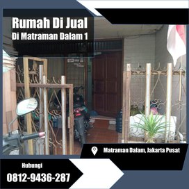 Обложка для материала CALL 0812-9436-287 Rumah Dijual Di Jakarta Pusat Dibawah 1,5 M Dekat Stasiun Cikini Matraman Dalam