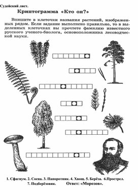 Обложка для материала Судейский лист.