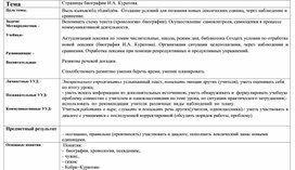 Урок по коми языку. И.А. Куратов - странички биографии основоположника коми литературы.